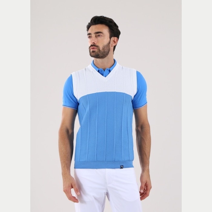 CHERVO（シェルボ）コットンニットVネックベスト