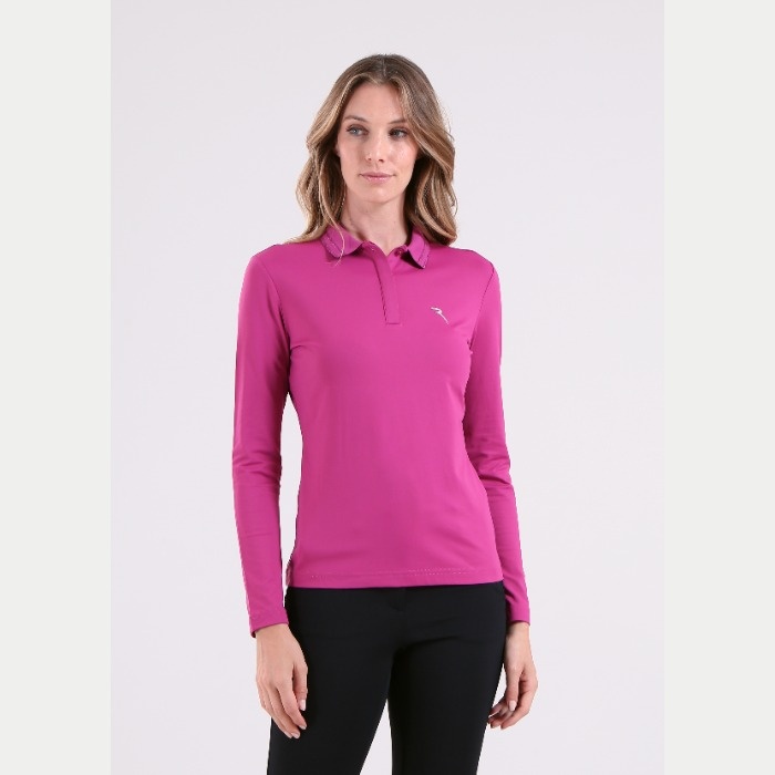 CHERVO（シェルボ） 裏起毛長袖ポロシャツ