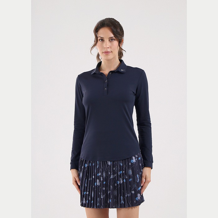 CHERVO（シェルボ）ストレッチジャージ長袖ポロシャツ