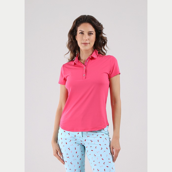 CHERVO（シェルボ）ストレッチジャージ半袖ポロシャツ