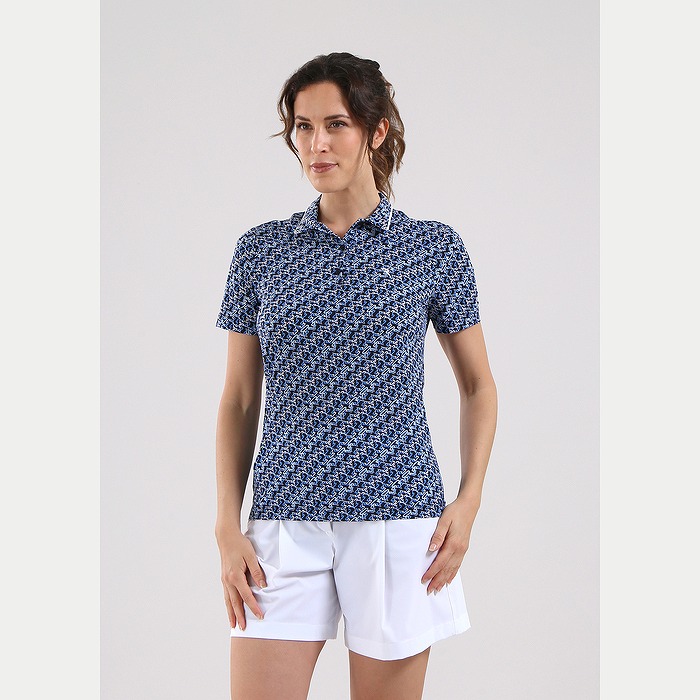 CHERVO（シェルボ）半袖プリントポロシャツ