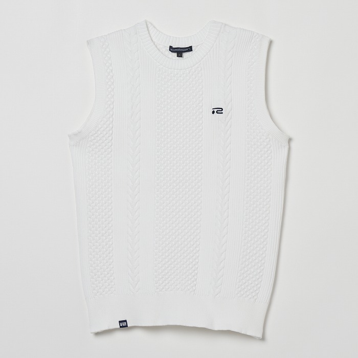 Rosasen（ロサーセン）軽量 ケーブル編みニットベスト