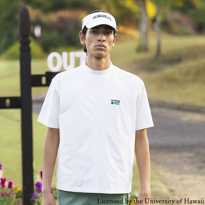 Rosasen（ロサーセン）ソロナ半袖モックネック【University of Hawaiiコラボ】