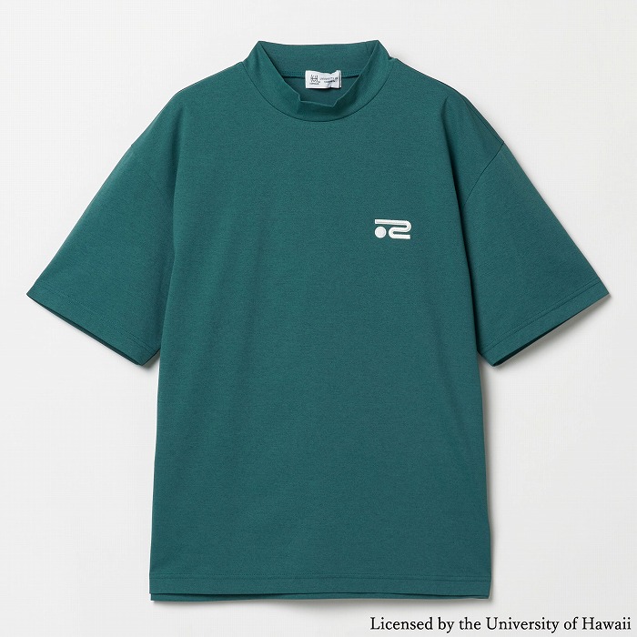 Rosasen（ロサーセン）ソロナ半袖モックネック【University of Hawaiiコラボ】
