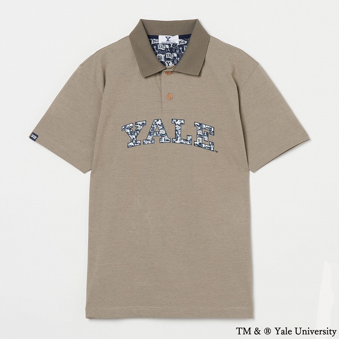 Rosasen（ロサーセン）ソロナ天竺半袖ポロ 【YALE Universityコラボ】