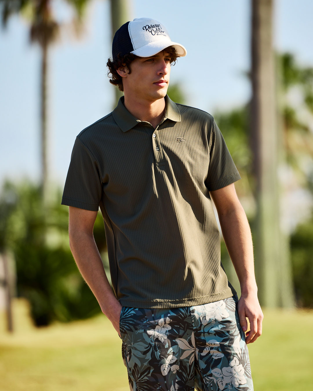 Rosasen（ロサーセン）ディンプルメッシュ半袖シャツ