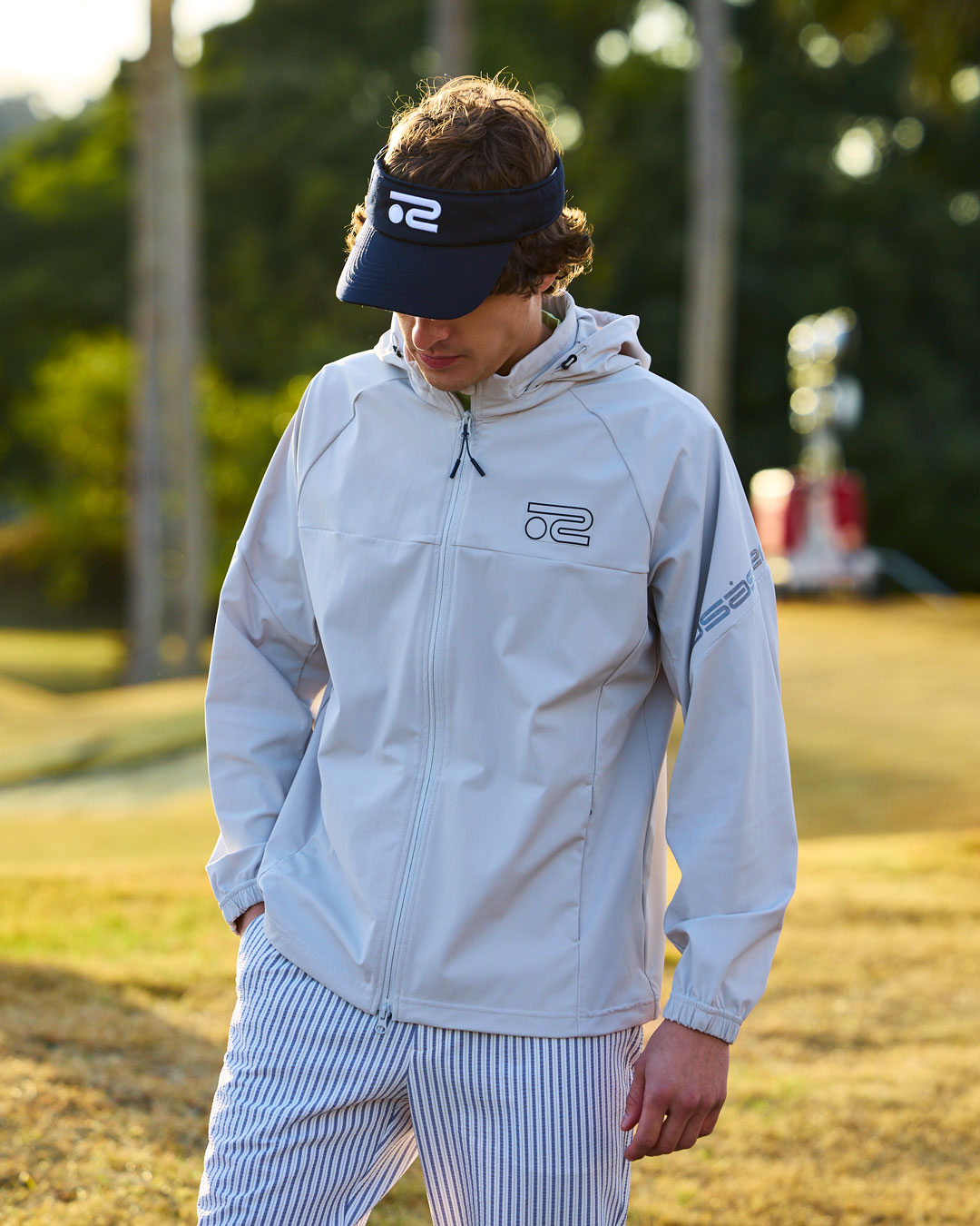 Rosasen（ロサーセン）超撥水フード収納フルジップパーカー