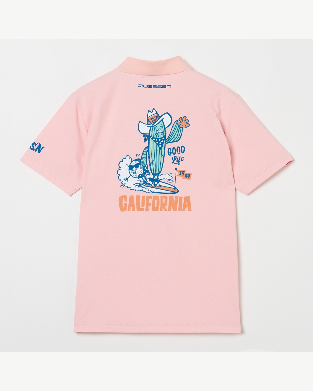 Rosasen（ロサーセン）ソロナ キャラクター半袖ポロシャツ