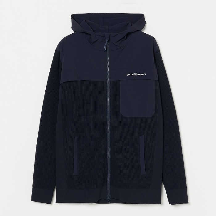 Rosasen（ロサーセン）ニット×タフタフルジップブルゾン