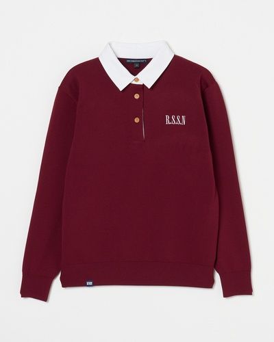 Rosasen （ロサーセン） ライトポリ エリ付きニット