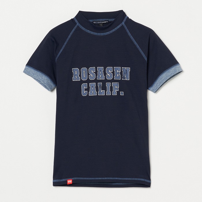 Rosasen（ロサーセン）ソロナ天竺半袖モックネック