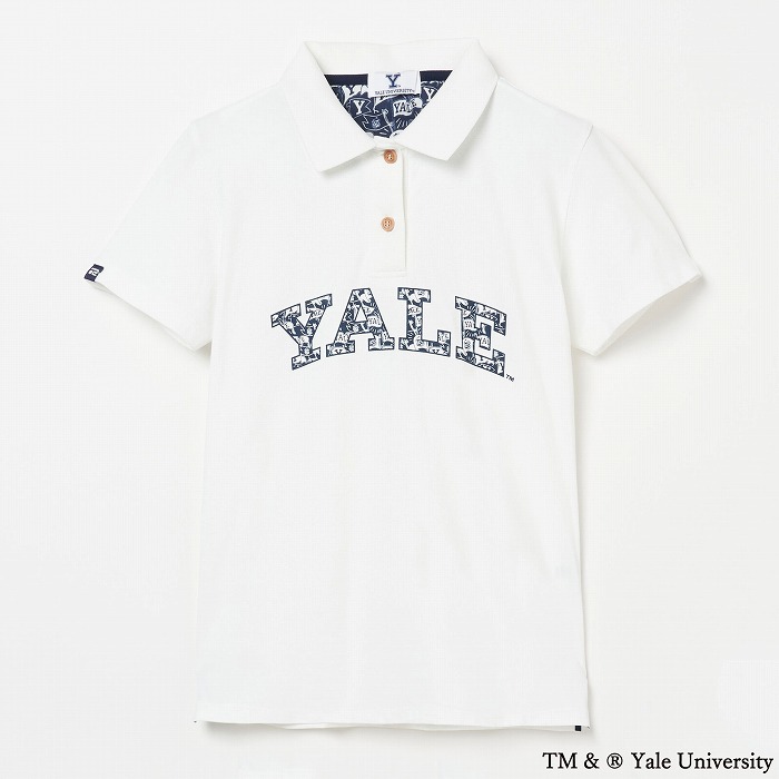 Rosasen（ロサーセン）ソロナ天竺半袖ポロ【YALE Universityコラボ】