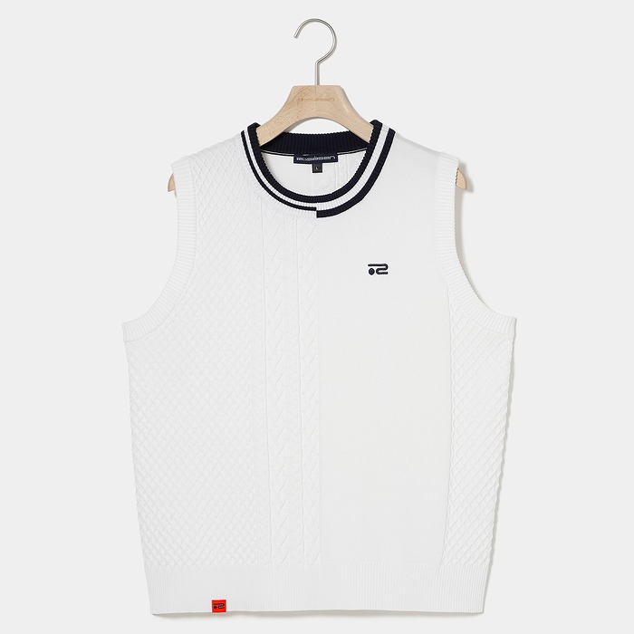 Rosasen（ロサーセン）アシンメトリーエコニットベスト