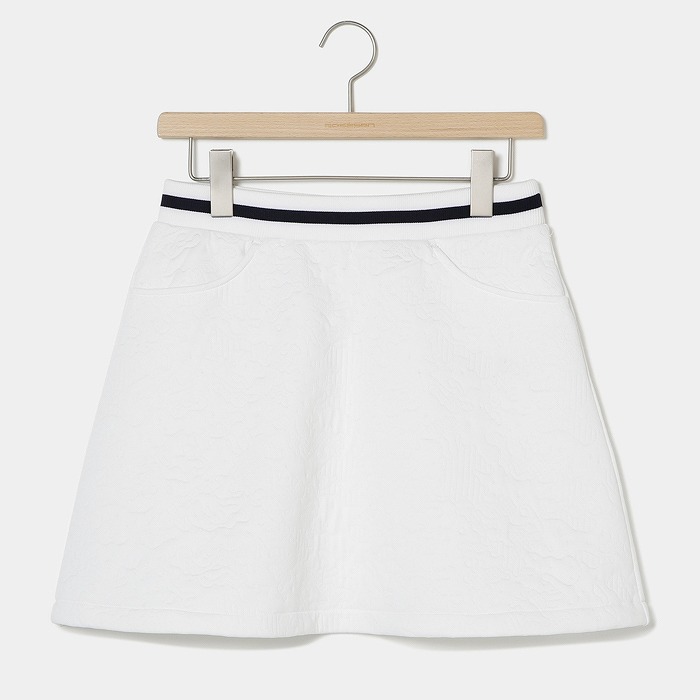 Rosasen（ロサーセン）カモフラ柄キルトジャカードスカート