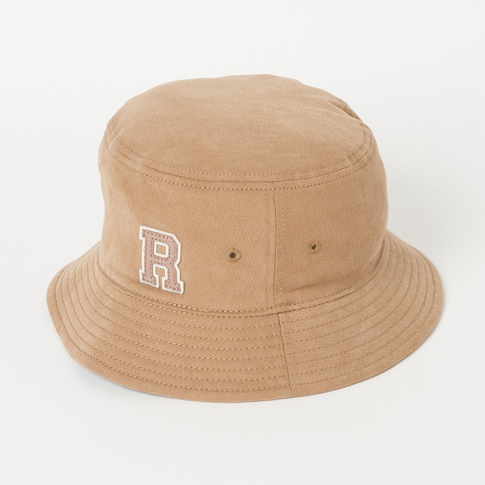 Rosasen（ロサーセン）ロゴ 起毛コットン ウォッシュドバケットハット