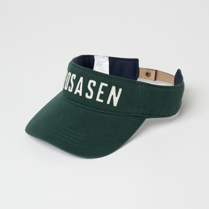Rosasen（ロサーセン）メンズ ロゴ 起毛コットン ウォッシュドバイザー