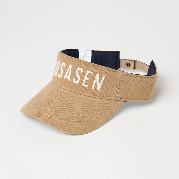 Rosasen（ロサーセン）メンズ ロゴ 起毛コットン ウォッシュドバイザー