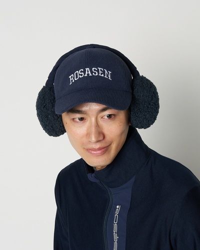 Rosasen （ロサーセン） 耳アテ付き コーデュロイキャップ