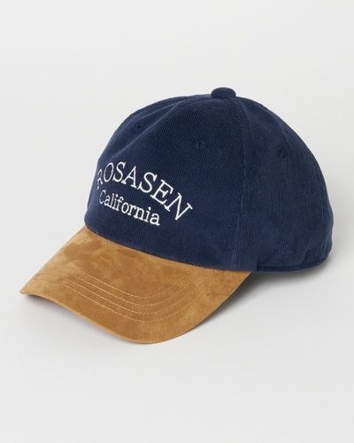 Rosasen （ロサーセン） コーデュロイ×スエード キャップ