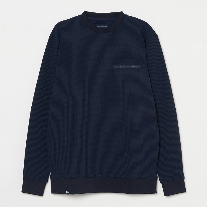 Rosasen（ロサーセン）A-Line ワッフルサーマルロングシャツ