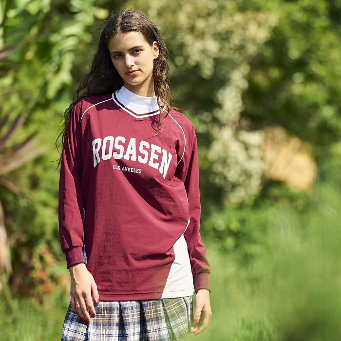 Rosasen（ロサーセン）A-Line バイカラー ドロスト チュニック