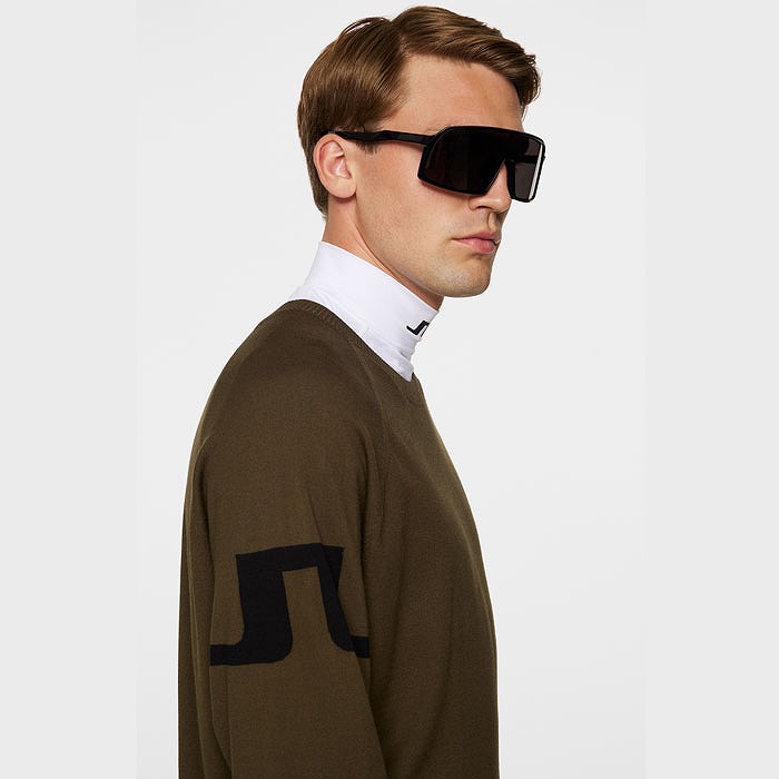 J.LINDEBERG（ジェイリンドバーグ）袖ロゴセーター