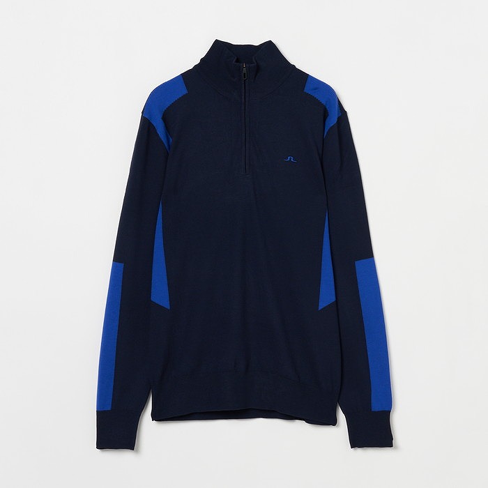 J.LINDEBERG（ジェイリンドバーグ）ショルダーブリッジハーフジップモックネックセーター