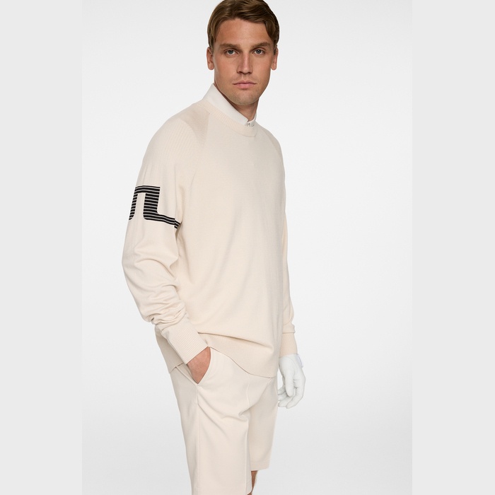 J.LINDEBERG（ジェイリンドバーグ）袖ロゴセーター