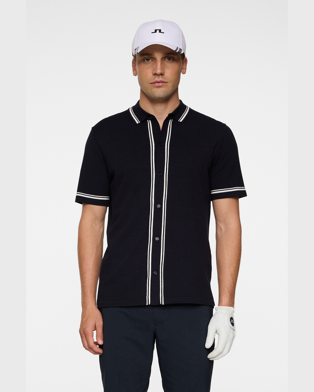 J.LINDEBERG（ジェイリンドバーグ）半袖ポロセーター