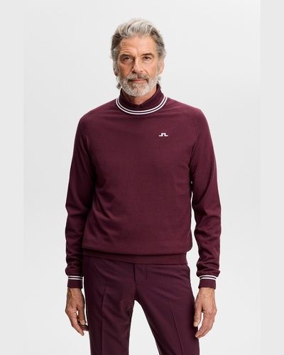 J.LINDEBERG（ジェイリンドバーグ） Kenny Windbreaker Knit Sweater