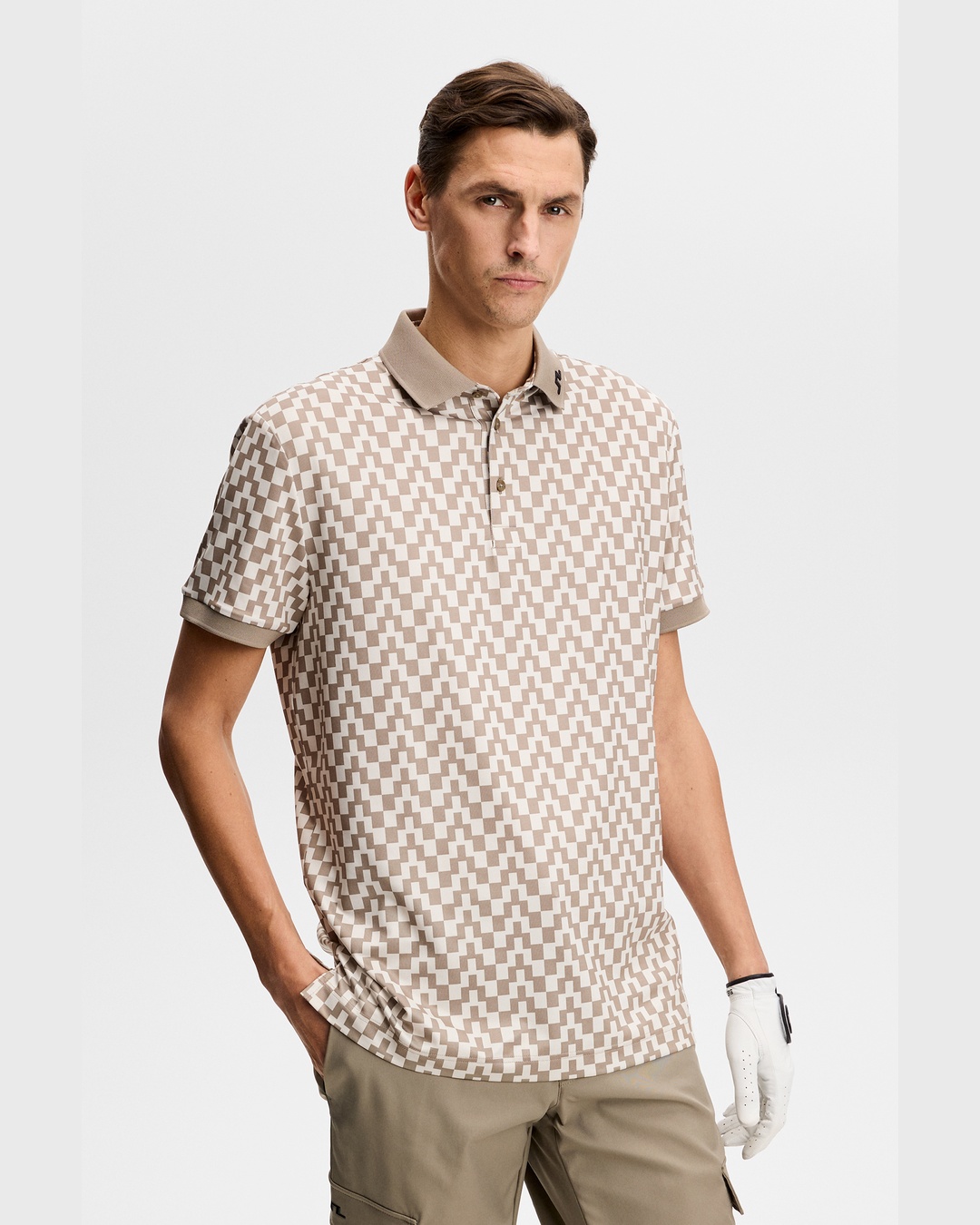 J.LINDEBERG（ジェイリンドバーグ）Tour Tech Print Polo