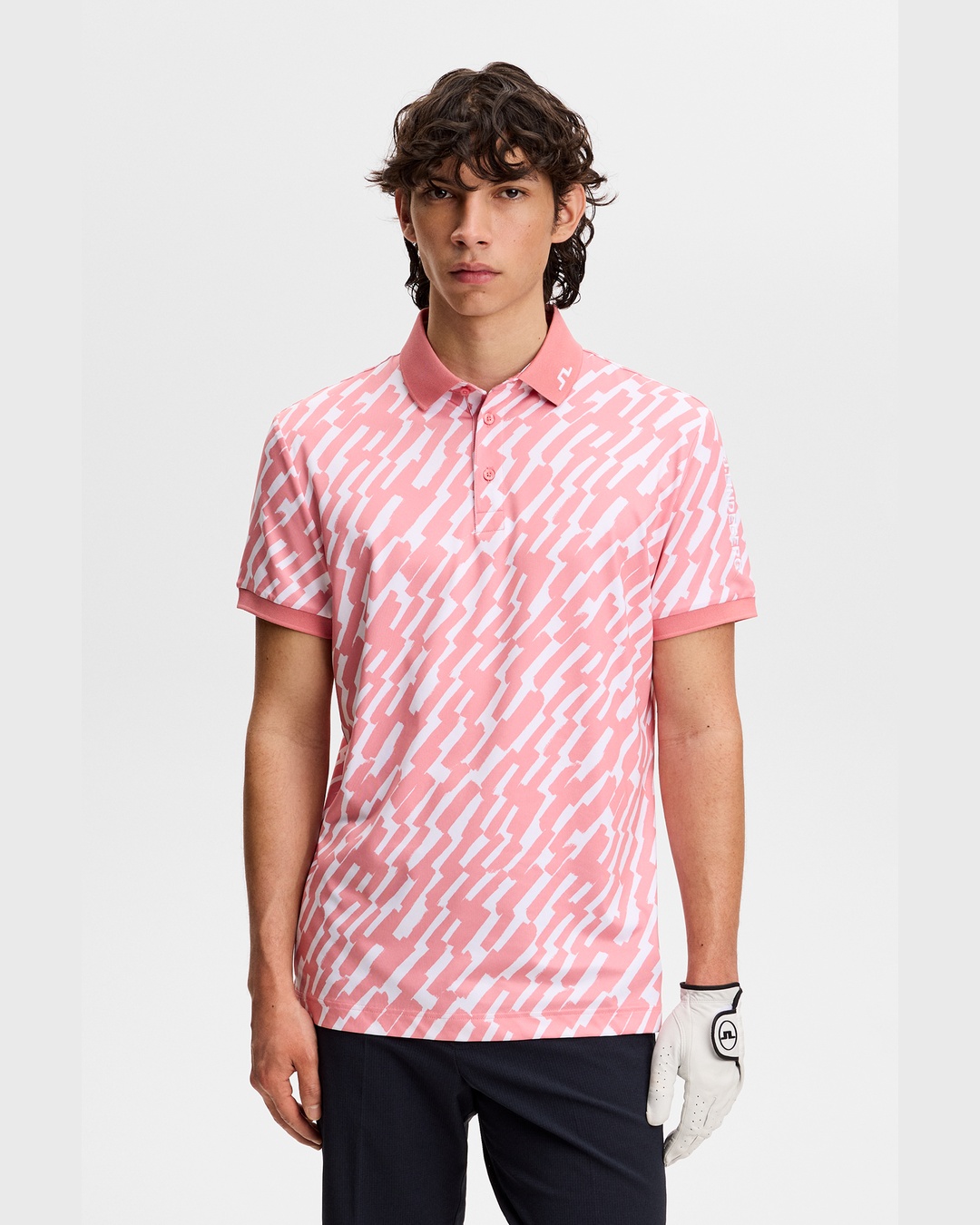 J.LINDEBERG（ジェイリンドバーグ）Tour Tech Print Polo