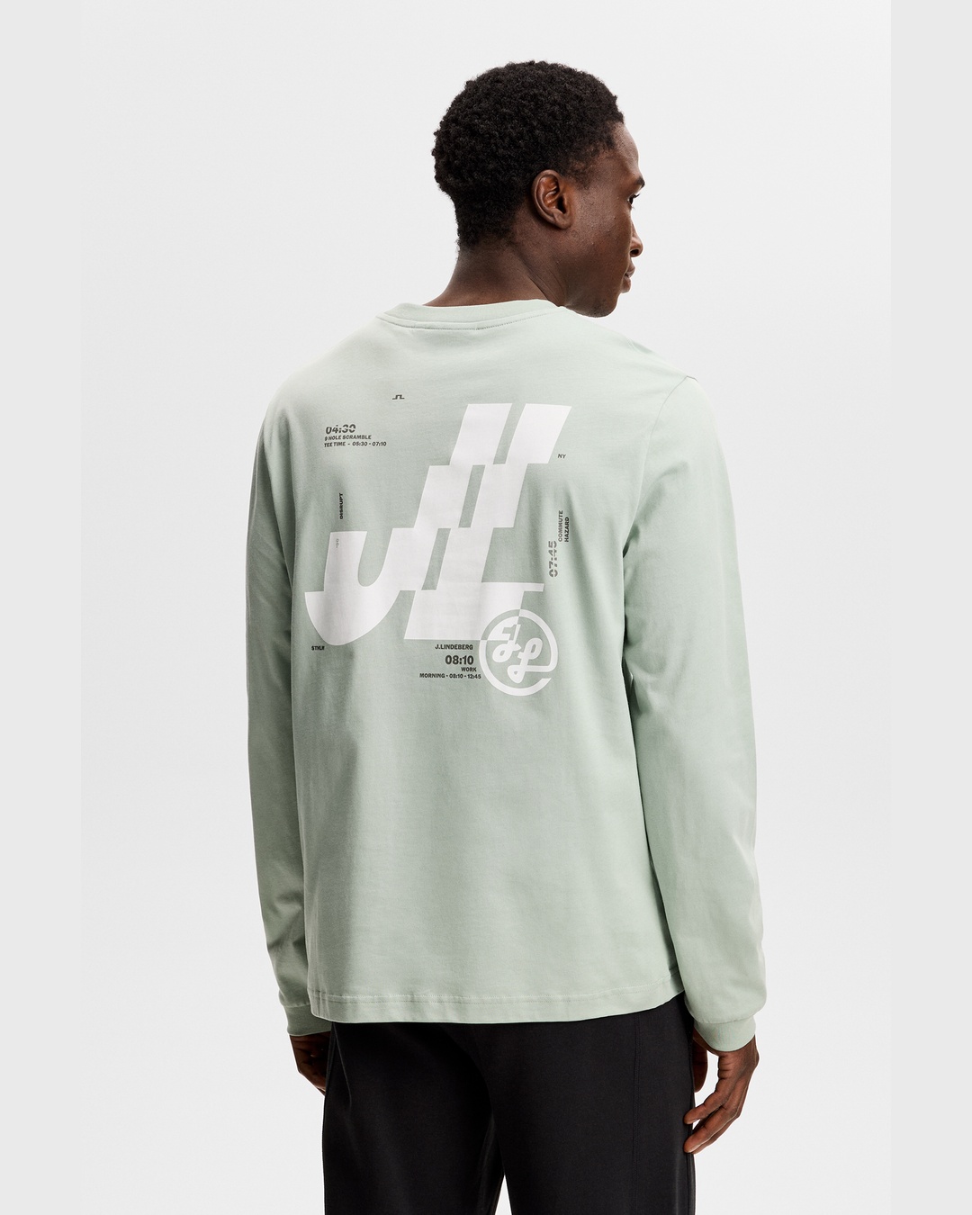 J.LINDEBERG（ジェイリンドバーグ）Parcie Longsleeve Tee