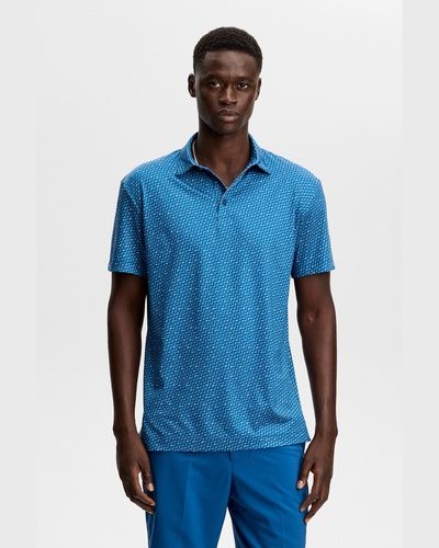 J.LINDEBERG（ジェイリンドバーグ） Tod Print Polo