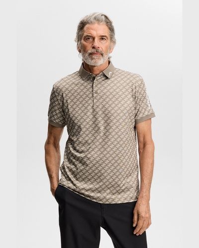 J.LINDEBERG（ジェイリンドバーグ） Tour Tech Print Polo