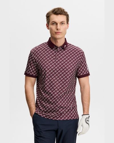 J.LINDEBERG（ジェイリンドバーグ） Tour Tech Print Polo
