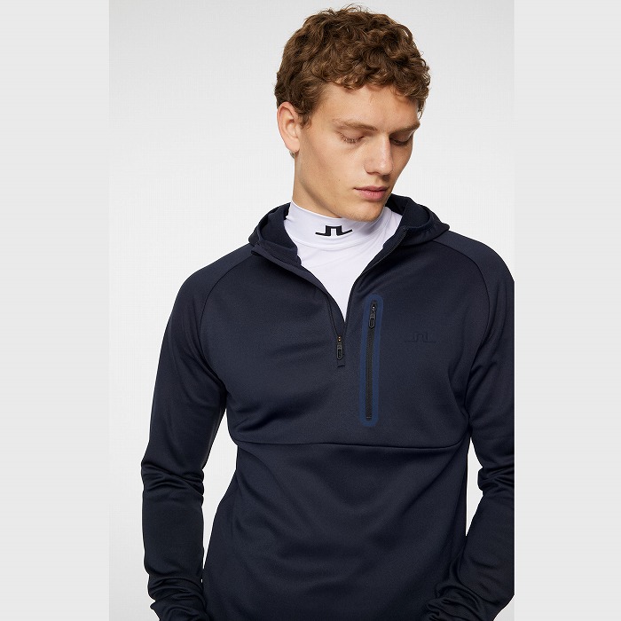 J.LINDEBERG（ジェイリンドバーグ）クオータージップフード