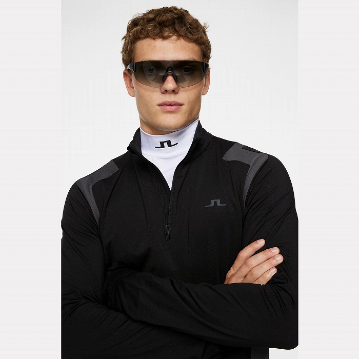 J.LINDEBERG（ジェイリンドバーグ）ショルダーブリッジハーフジップミッドレイヤー