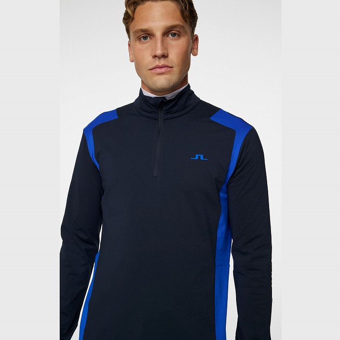 J.LINDEBERG（ジェイリンドバーグ）ショルダーブリッジハーフジップミッドレイヤー