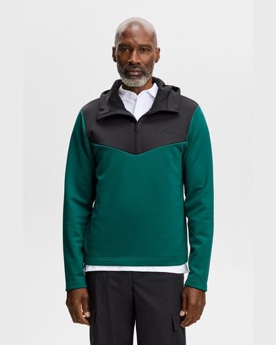 J.LINDEBERG（ジェイリンドバーグ） Maclean Quarter Zip Hood