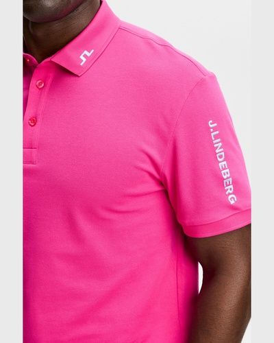 J.LINDEBERG（ジェイリンドバーグ）Tour Tech Pique Polo 30th Anniversary