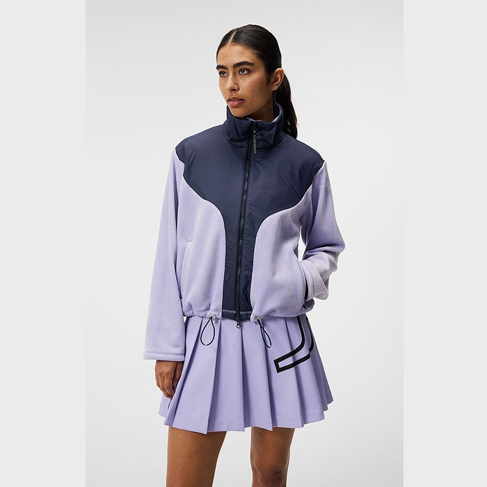 J.LINDEBERG（ジェイリンドバーグ）ベロアブルゾン