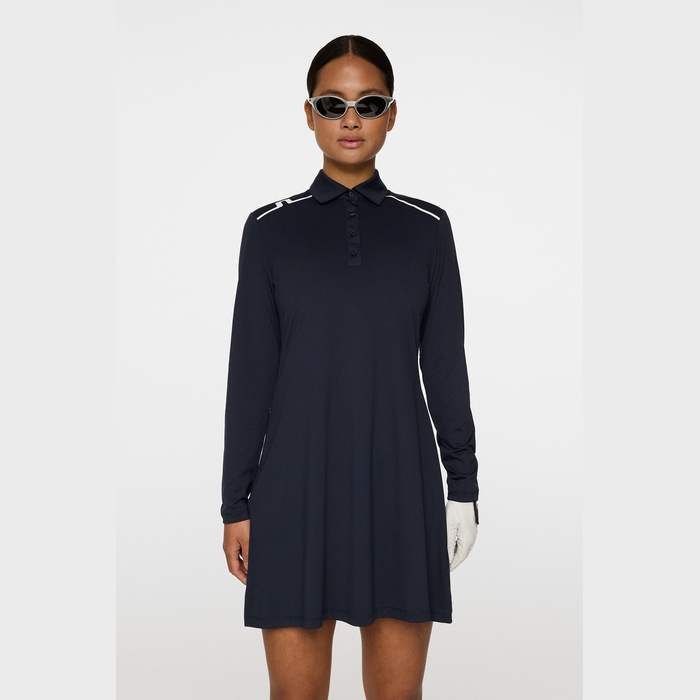 J.LINDEBERG（ジェイリンドバーグ）ブリッジ長袖ワンピース