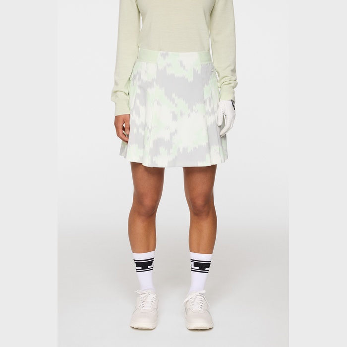 J.LINDEBERG（ジェイリンドバーグ）プリントプリーツスカート