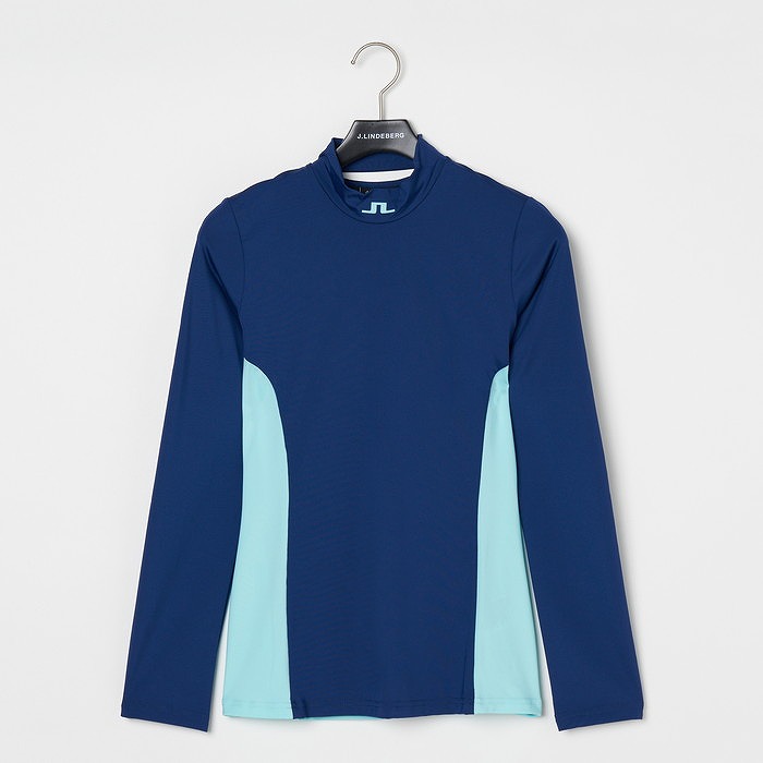 J.LINDEBERG（ジェイリンドバーグ）長袖モックネックシャツ