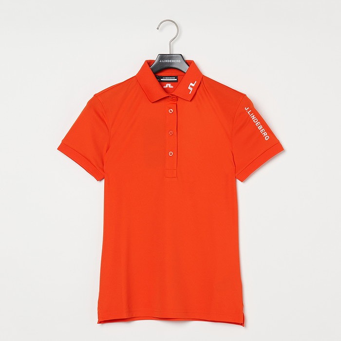 J.LINDEBERG（ジェイリンドバーグ）袖ロゴ刺繍半袖ポロ