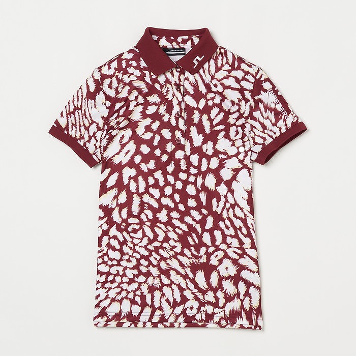 J.LINDEBERG（ジェイリンドバーグ）シーズン柄袖ロゴ刺繍ポロ