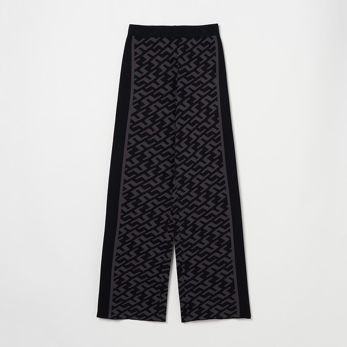 J.LINDEBERG（ジェイリンドバーグ）総柄ダブルニットジャガードパンツ