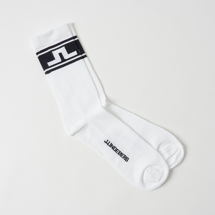 J.LINDEBERG（ジェイリンドバーグ）メンズ ジャガードストライプソックス