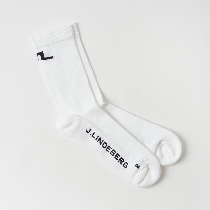 J.LINDEBERG（ジェイリンドバーグ）メンズ ジャガードJLロゴソックス